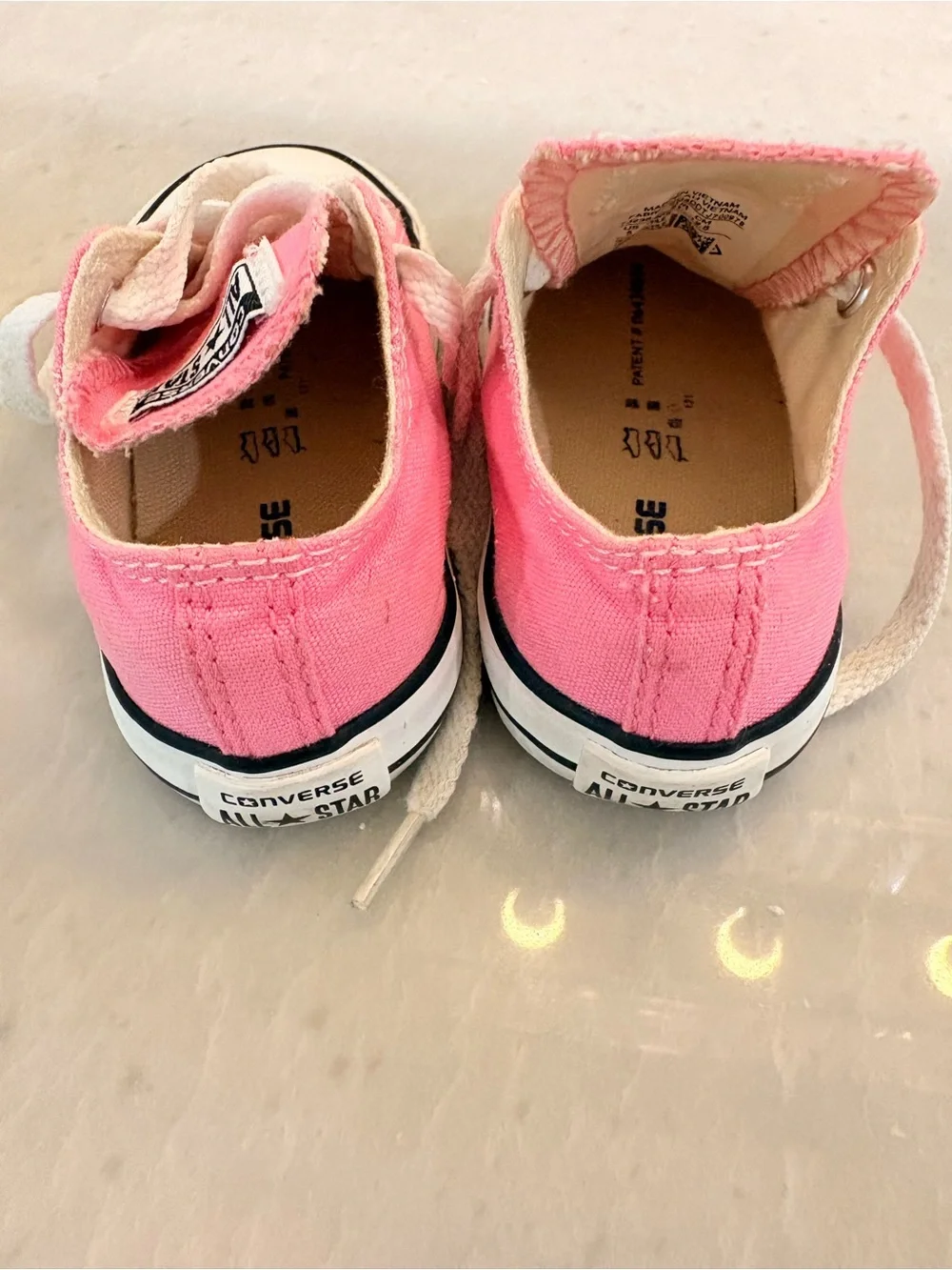 Converse Kids Pink Low-Top All Star Sneakers